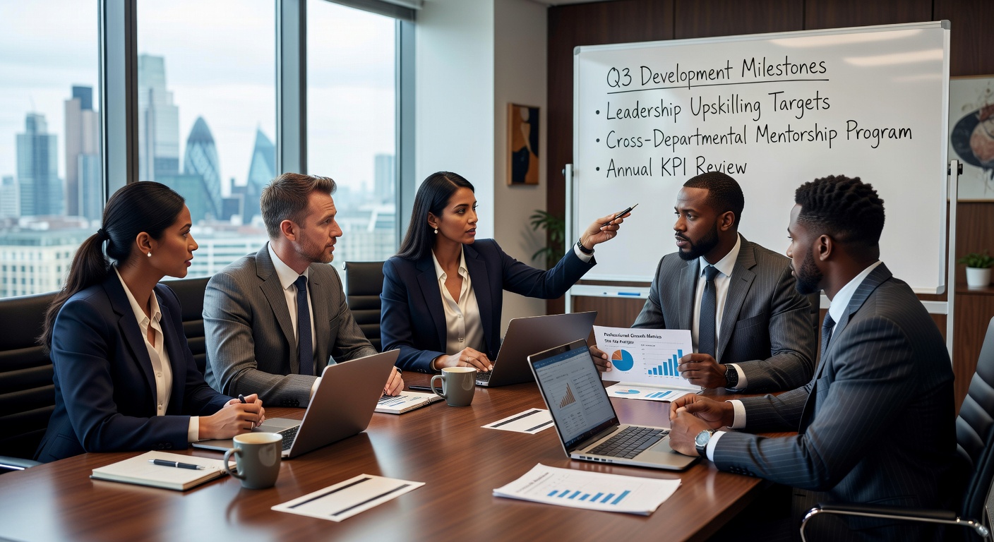 Professional development meeting facilitated by Ascent Leadership coaches